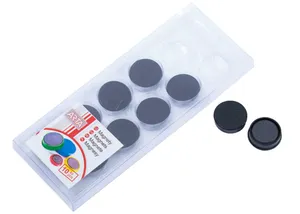 ARTA Magnete Durchmesser 25mm, schwarz (10 Stück in einer Packung)